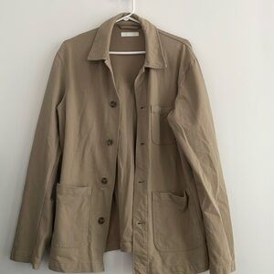 Uniqlo Shirt Jacket - Beige (Medium)